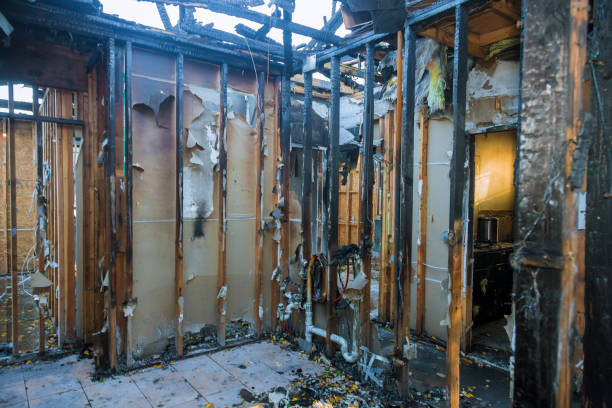 Professional Fire Damage Removal technician working in New Hampshire, NH
